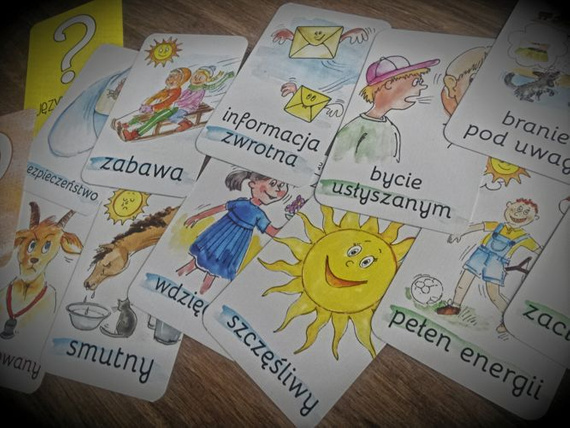 Karty uczuć i potrzeb "Język żyrafy"