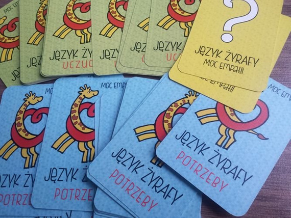Karty uczuć i potrzeb "Język żyrafy"