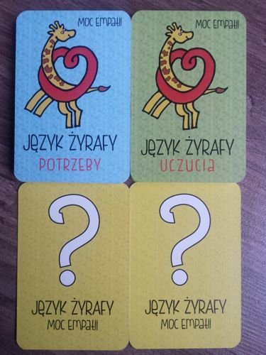 Karty uczuć i potrzeb "Język żyrafy" 