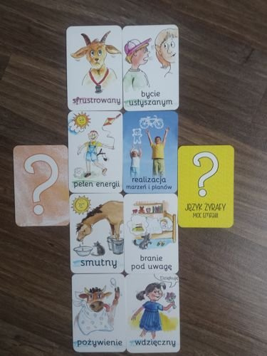 Karty uczuć i potrzeb "Język żyrafy"