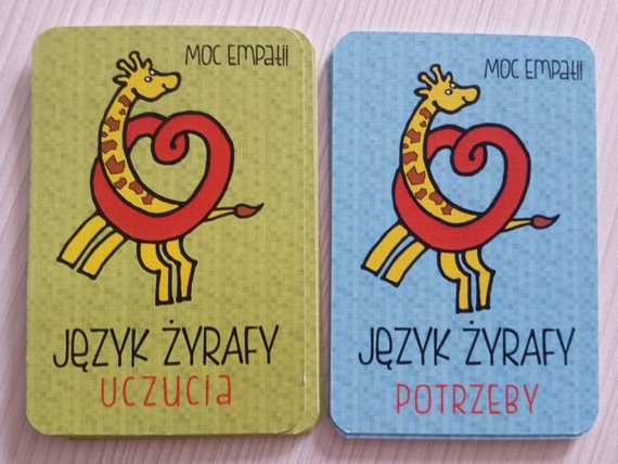 Karty uczuć i potrzeb "Język żyrafy"